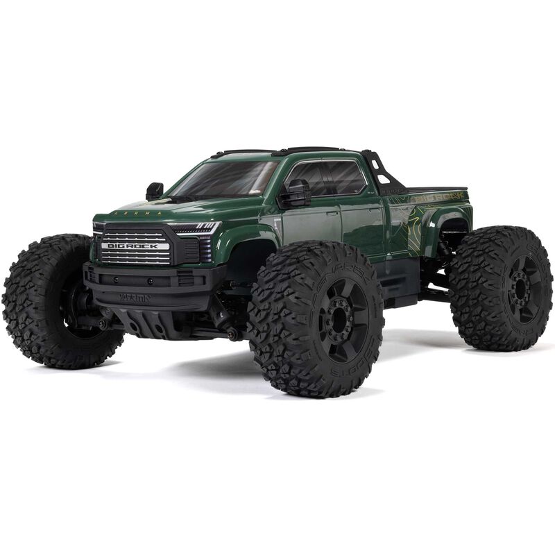 1/10 BIG ROCK V4 223S DSC 4X4 RTR Brushless Monster Truck, Green