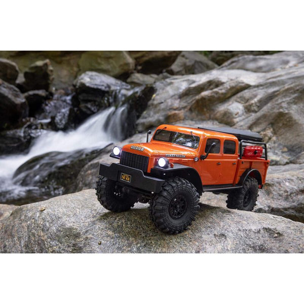 1/24 SCX24 Dodge Power Wagon 4WD Rock Crawler Brushed RTR, Orange