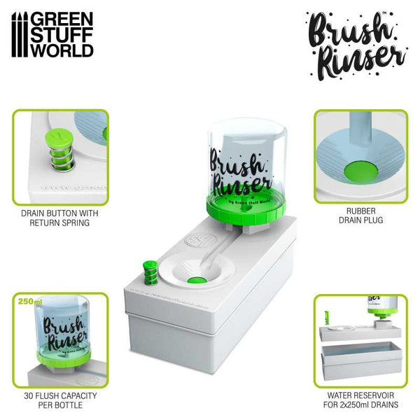GSW BRUSH RINSER - GREEN