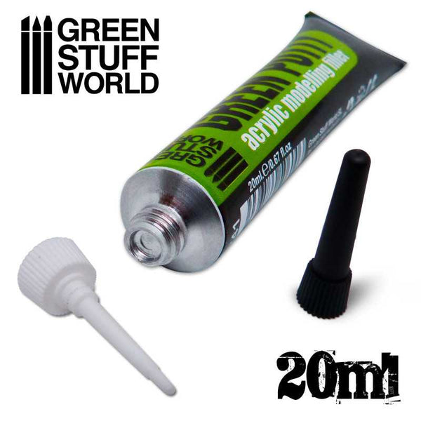 Green Putty Acrylic Modelling Filler