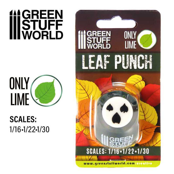 Miniature Leaf Punch DARK GREEN