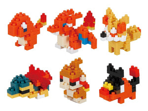 Pokemon Type Fire Set 1 "Pokemon", Nanoblock mininano Series