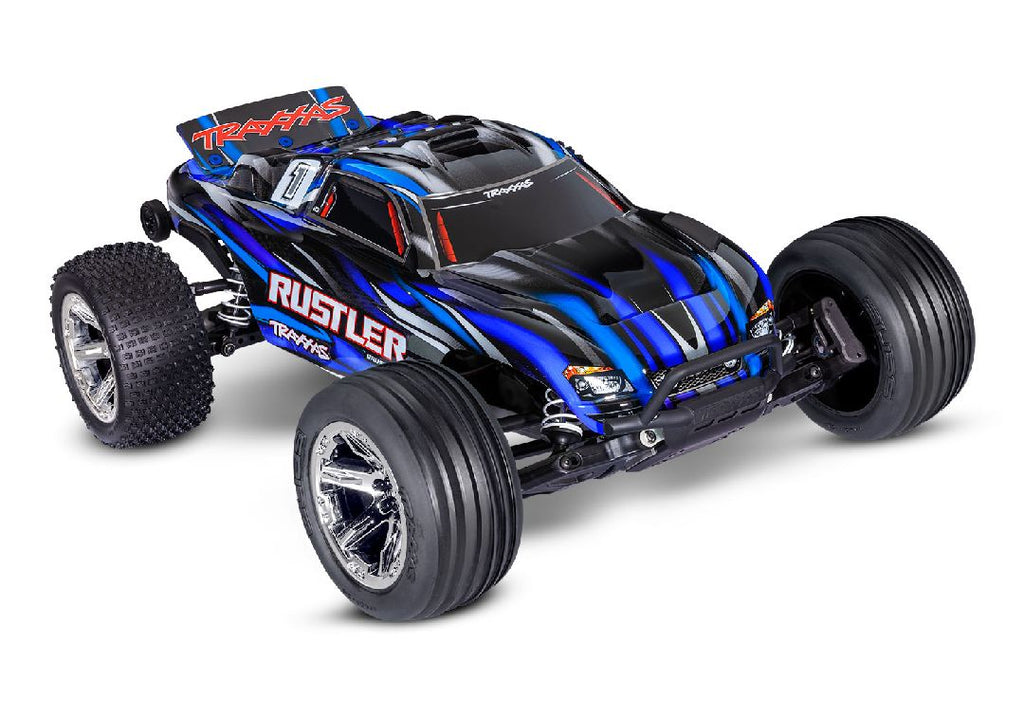 Traxxas 1/10 Rustler BL-2S 2wd RTR - Blue