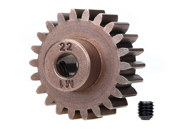 6495X Traxxas Mod 1 Steel Pinion Gear 5mm Shaft (22)