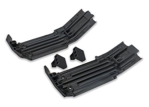 7744 Traxxas X-Maxx Front & Rear Skidplate w/Rubber Impact Cushion