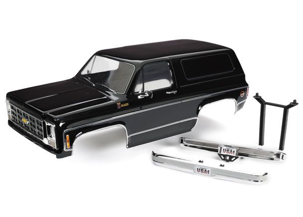 8130T Traxxas Body, Chevrolet Blazer (1979), Complete (Black)
