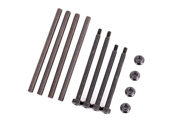9540 Traxxas Suspension pin set, front & rear (hardened steel)