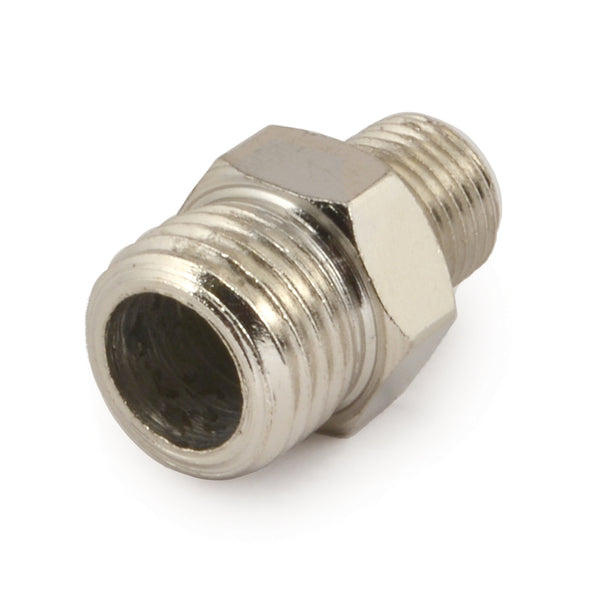 Airbrush Air Hose Adaptor - 1/4 Male To 1/8 Male