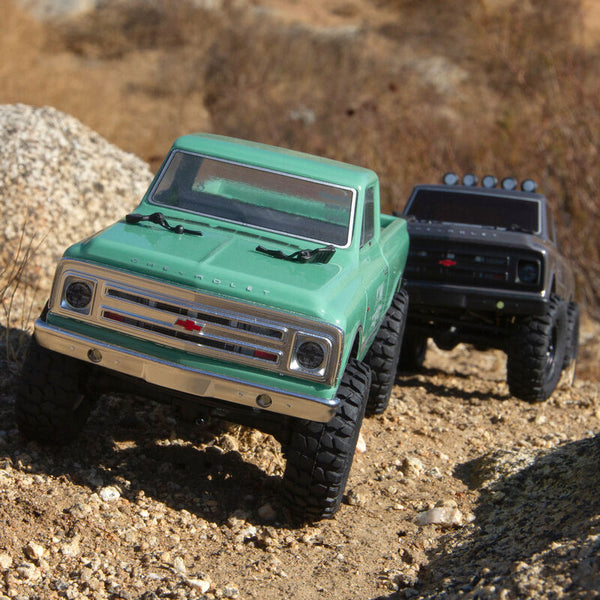 Axial 1/24 SCX24 1967 Chevrolet C10 4WD Truck Brushed RTR, Silver