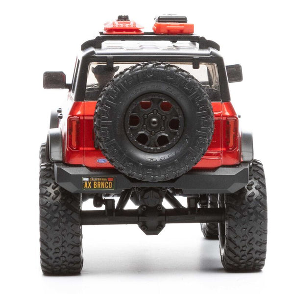 1/24 SCX24 2021 Ford Bronco 4WD Truck Brushed RTR - Red