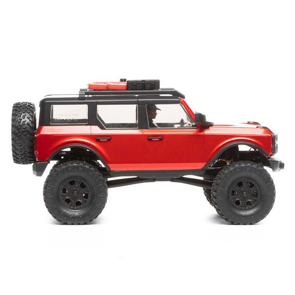 1/24 SCX24 2021 Ford Bronco 4WD Truck Brushed RTR - Red