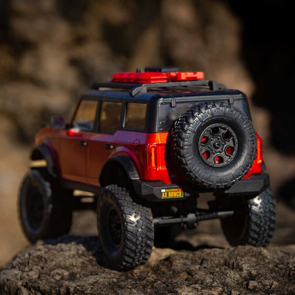 1/24 SCX24 2021 Ford Bronco 4WD Truck Brushed RTR - Red
