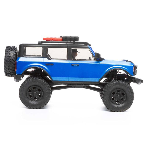 1/24 SCX24 2021 Ford Bronco 4WD Truck Brushed RTR - Blue