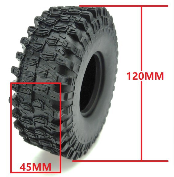 4 Pack Dick Cepek Mud Country Scale X3 1.9 Universal 4PC W/Foams