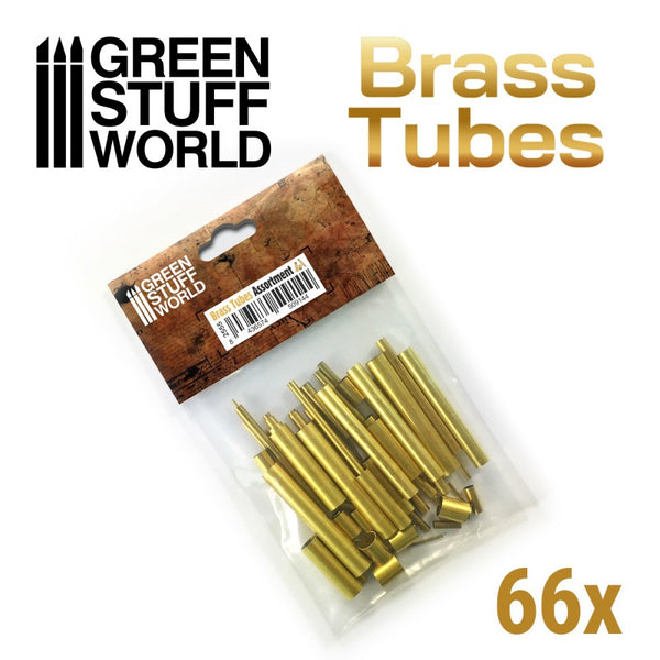 Brass Tubes Assortment 60+ Pcs
