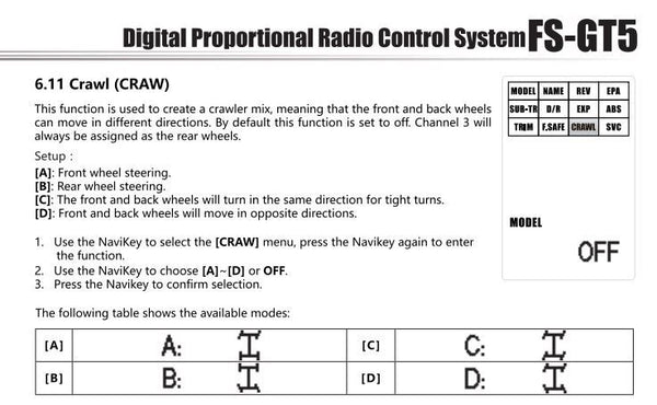 Flysky GT5 2.4Ghz 6 Channel Radio With FLYFS-BS6 Receiver