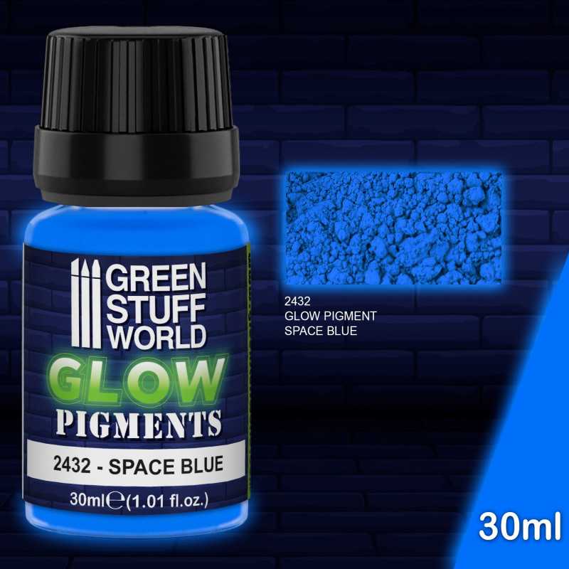 Glow in the Dark Pigments - SPACE BLUE