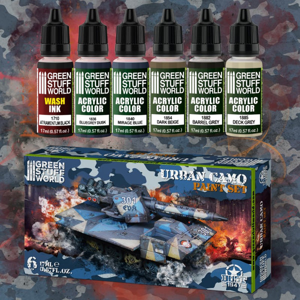 Paint Set - Urban Camo 6Pc Kit