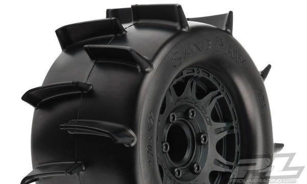 Pro-Line Sand Paw 2.8" MTD Raid Black 6x30 F/R