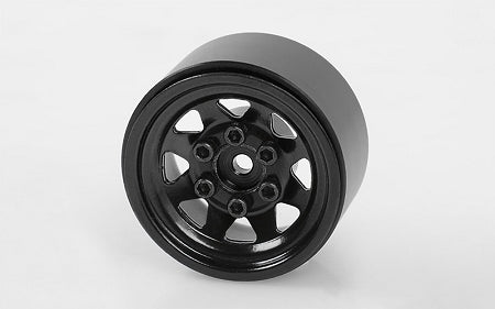 RC4WD Stamped Steel 1.0" Stock Beadlock Wheels (Black)