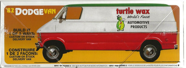MPC 1982 Dodge Van Custom (Turtle Wax) 1/25 Model Kit (Level 2)
