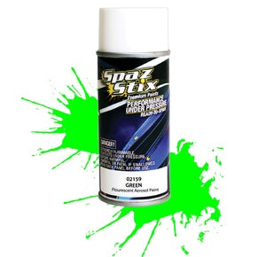 Green Fluorescent Aerosol Paint, 3.5oz Can