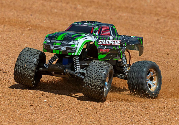 36054 Traxxas Stampede 1/10 2wd XL-5 Brushed Green - ARTR (requires battery + Charger)