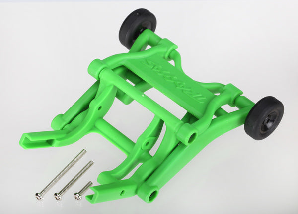 3678A Traxxas Wheelie Bar Assembly (Green) (Grave Digger)