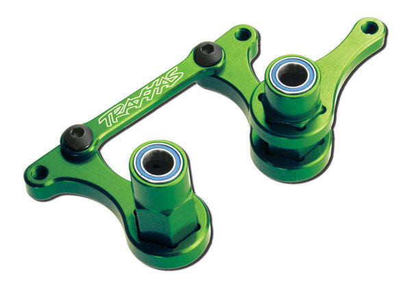 3743G Traxxas T6 Aluminum Steering Bellcrank, Drag Link & 5x8mm