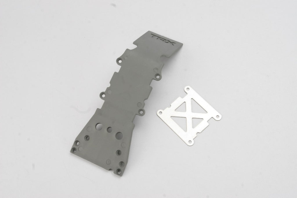 4937A Traxxas Front Skidplate (Grey) (TMX, TMX 3.3)