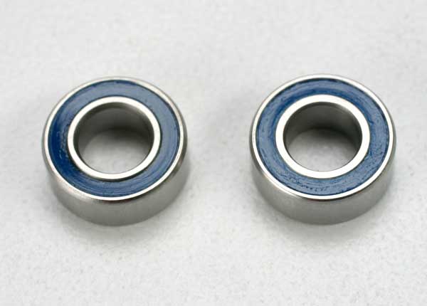 5115 Traxxas Ball Bearing, Blue Rubber Sealed (5x10x4mm) (2)