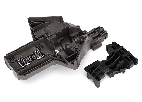 7727X Traxxas Bulkhead, rear (upper & lower), center differentia
