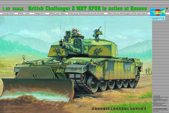Trumpeter 1/35 British Challenger II MBT KFOR Kosovo