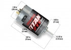 3975R Traxxas Motor, Titan 550, reverse rotation (21-turns/ 14 volts)