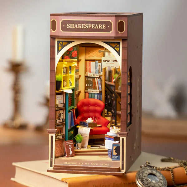 Rolife Bookstore DIY Book Nook Shelf Insert Kit