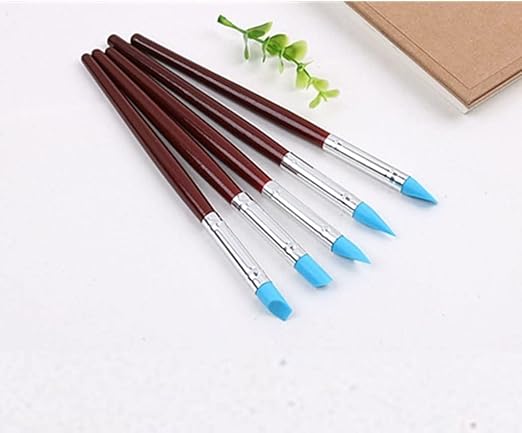 5Pcs Silicone Brush Set