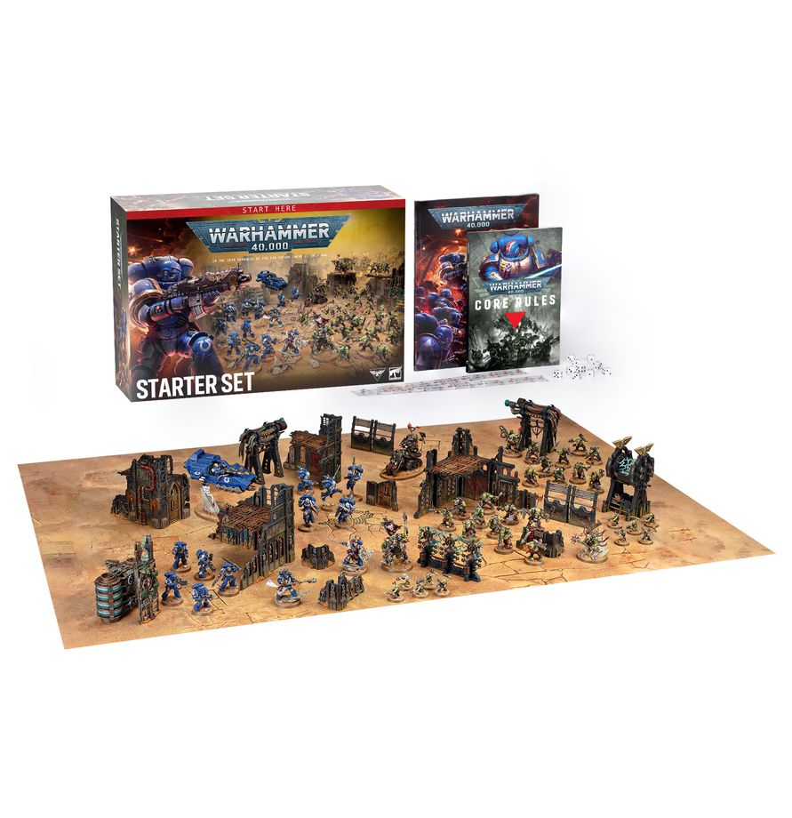 Warhammer 40,000 Starter Set Space Marines Orks