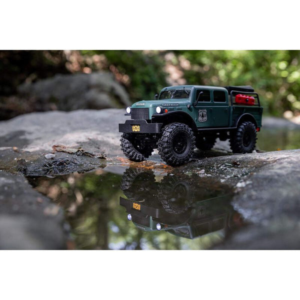 1/24 SCX24 Dodge Power Wagon 4WD Rock Crawler Brushed RTR, Green
