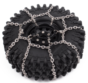 Nonskid Tire Chain For RC Crawler 110mm-120mm 2Pcs