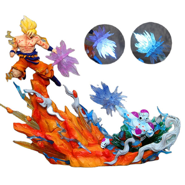 Dragon Ball Z Goku Fighting Friea Statue Figure