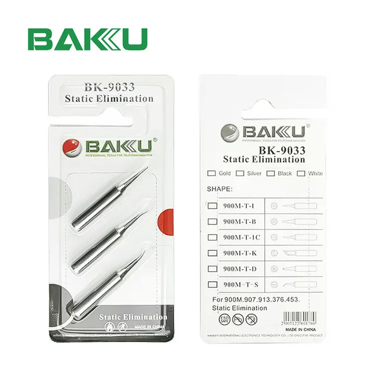BAKU Soldering Iron Tips 3Pcs Set