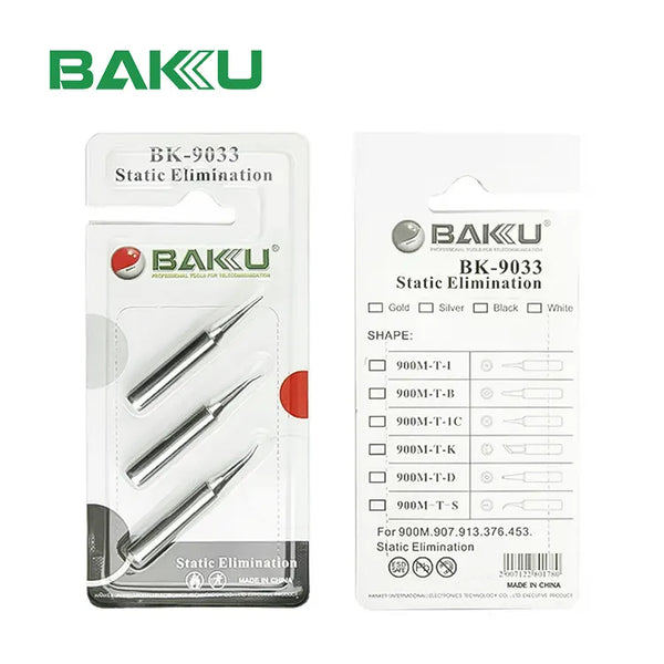 BAKU Soldering Iron Tips 3Pcs Set