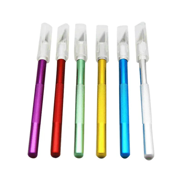 Aluminum Hobby Craft Knife With Spare Blades