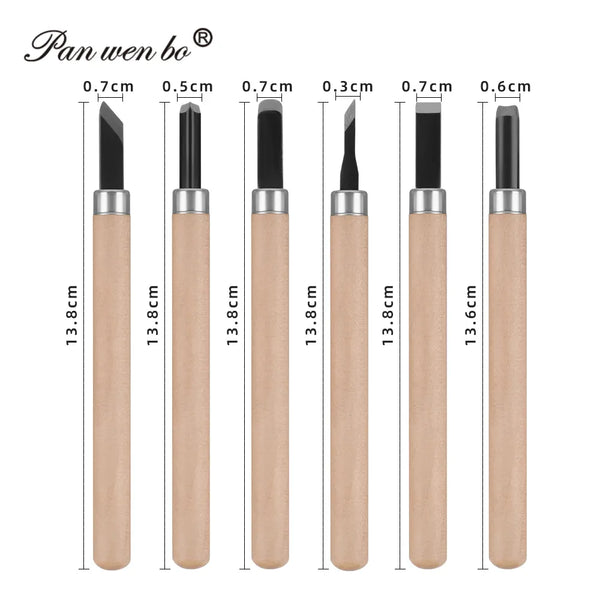 12pcs Chisels Wood Carving Knife Tool Set