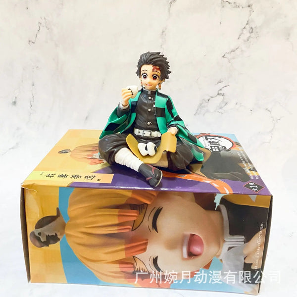 Demon Slayer Figurine Character 4" Sitting Pose
