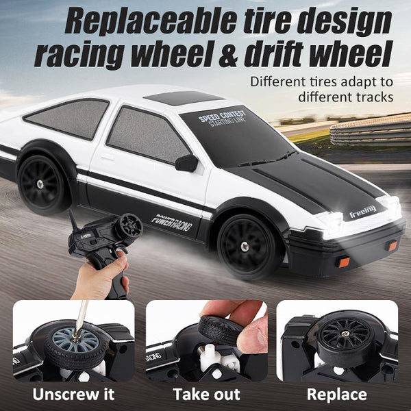 1:24 Mini RC Drift/Racing Car 4WD With LED Light