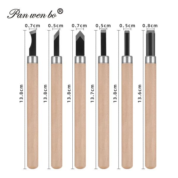 12pcs Chisels Wood Carving Knife Tool Set