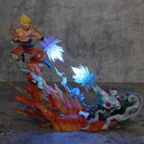 Dragon Ball Z Goku Fighting Friea Statue Figure