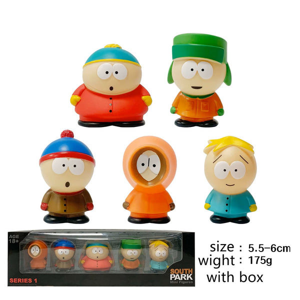 South Park Mini Figures 5Pc Set Sodth Paek