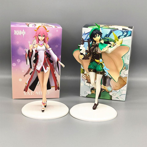Genshin Impact Yae Miko Venti Figurine Character Anime